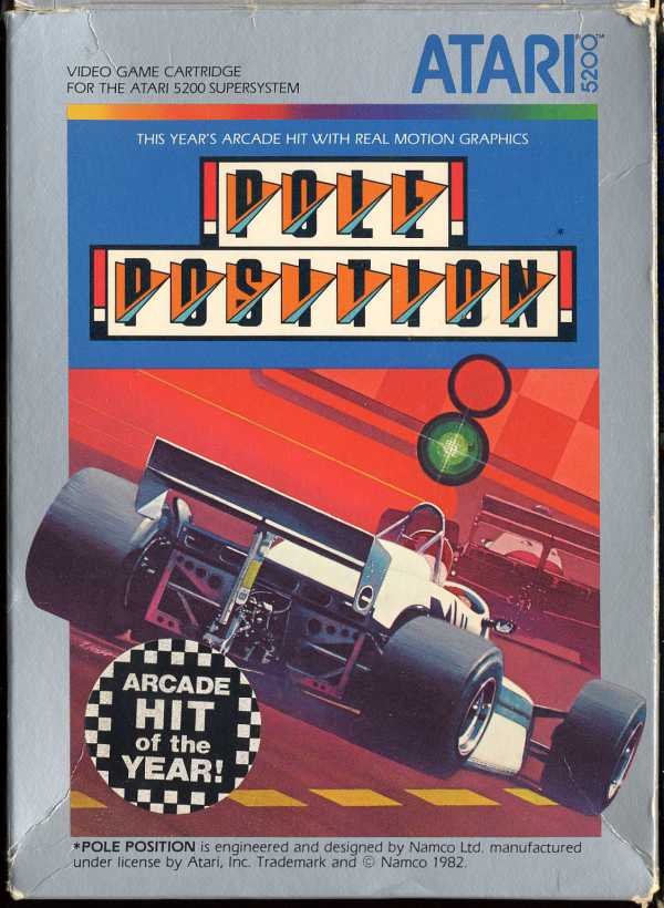 Pole Position (1983) (Atari) Box Scan - Front
